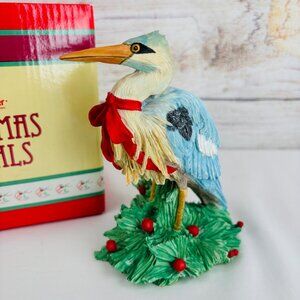 Silver Deer Tom Rubel Christmas Animals Blue Heron Figurine
